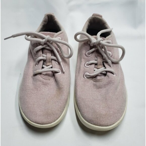 Allbirds Superfine Merino Lace up Sneakers Pale Pink Women's Size 9 - Picture 2 of 15